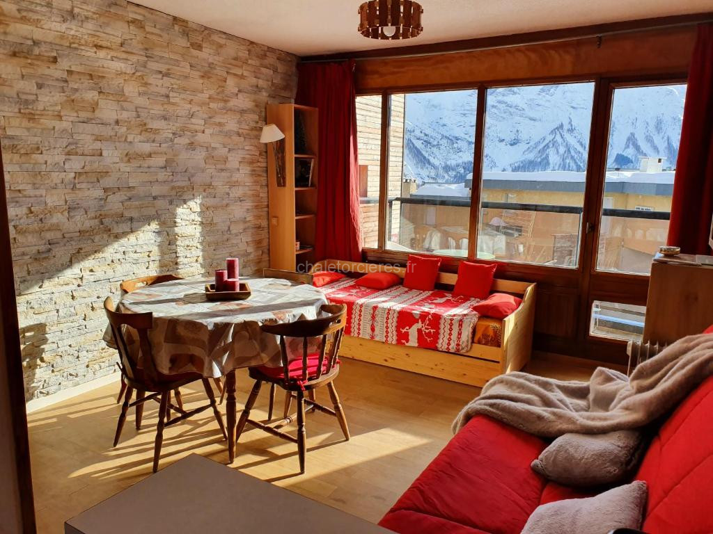 Photo de Studio Queyrelet 1 pied des pistes avec balcon & vue 2-4 personnes