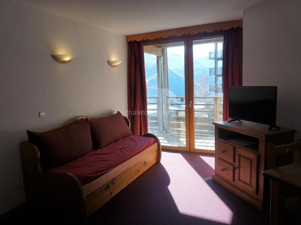 Appartement cosy 2 pièces, 4 pers, balcon, parking, WIFI, Orcières Merlette