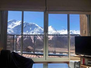 Appartement traversant 4 pers pied des pistes vue imprenable à Orcières