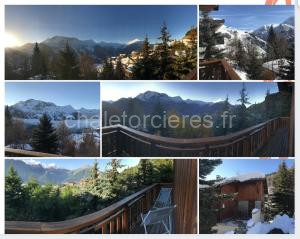Chalet Individuel Orcières Merlette 1850m Pied des Pistes Vue Magnifique sur les Montagnes à Orcières